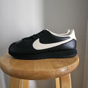 Nike Cortez Black And Cream Sneakers